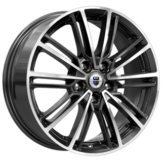 Диск литой КиК Эрфурт 17x7.0J/5x114.3 D67.1 ET40 алмаз чёрный