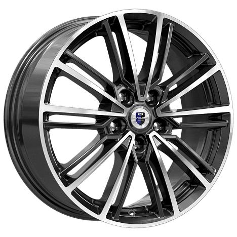 Диск литой КиК Эрфурт 17x7.0J/5x100 D56.1 ET48 алмаз чёрный