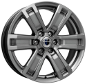 Диск литой КиК R7 17x7.5J/6x139.7 D106.1 ET25 блэк платинум
