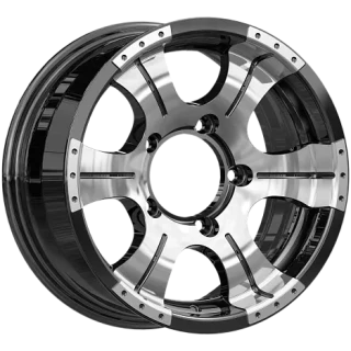 Диск литой КиК Байконур (КС473) 15x7.0J/5x139.7 D110.1 ET20 алмаз черный