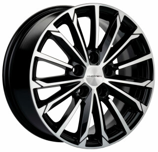 Диск литой Khomen Wheels 1611 16x6.5J/5x114.3 D67.1 ET45 Black-FP