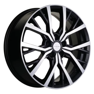 Диск литой Khomen Wheels KHW1806 (Faw Bestum X40) 18x7.0J/5x114.3 D57.1 ET40 Black-FP