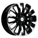 Диск литой Khomen Wheels KHW2010 (Pajero IV) 20x8.0J/6x139.7 D67.1 ET38 Black-FP