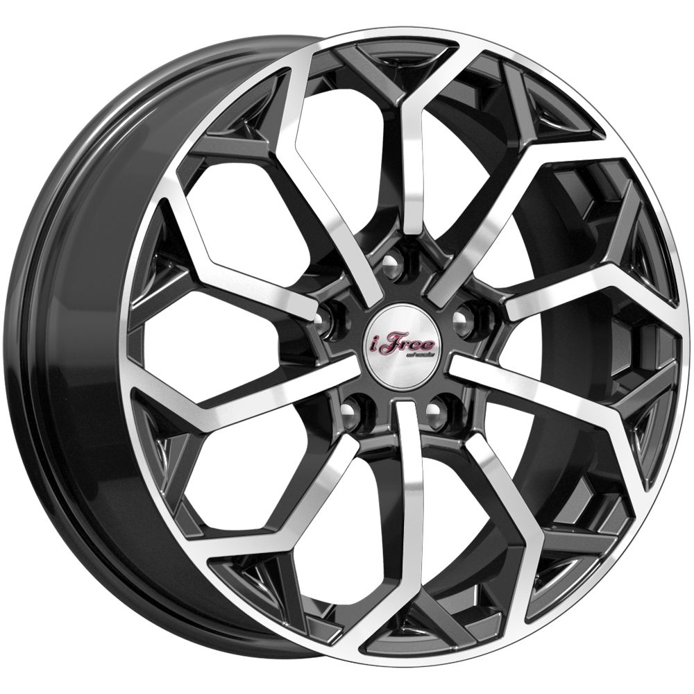 Диск литой iFree Спейс-Нидл 16x6.5J/5x108 D67.1 ET37 блэк джек для OMODA
