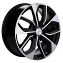 Диск литой Khomen Wheels KHW1703 17x7.0J/5x112 D57.1 ET49 Black-FP
