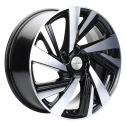 Диск литой Khomen Wheels KHW1801 18x7.5J/5x114.3 D67.1 ET38 Black-FP