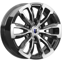 Диск литой КиК Меконг 18x7.5J/6x139.7 D100.1 ET36 алмаз чёрный