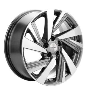 Диск литой Khomen Wheels KHW1801 (X-trail) 18x7.5J/5x114.3 D66.1 ET45 Gray-FP