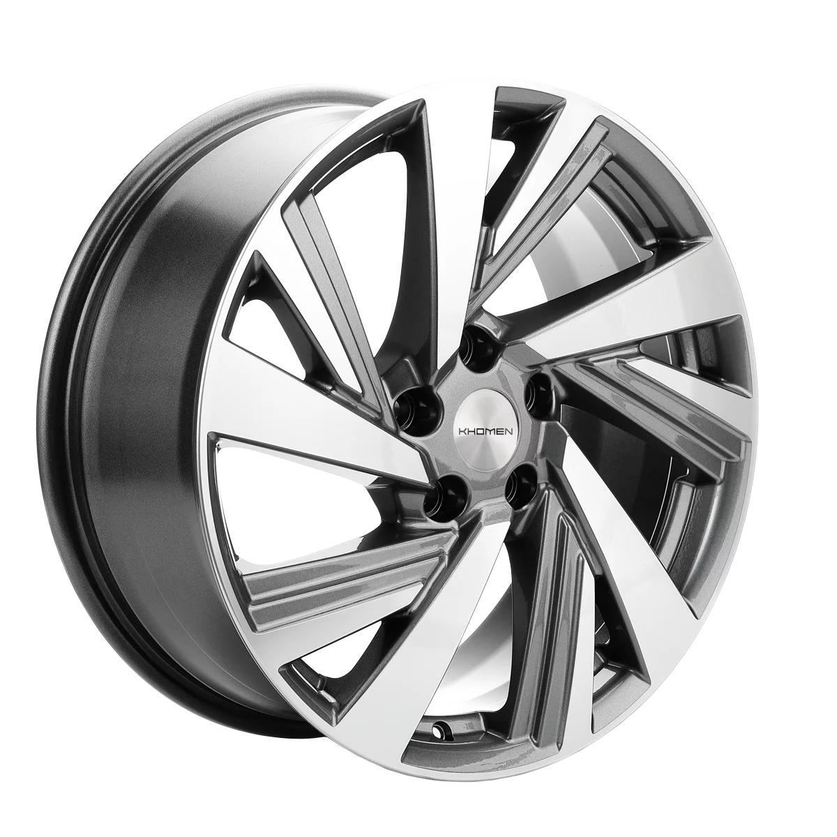 Диск литой Khomen Wheels KHW1801 (X-trail) 18x7.5J/5x114.3 D66.1 ET45 Gray-FP