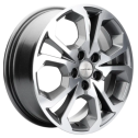 Диск литой Khomen Wheels KHW1711 (Chery tigo 7pro) 17x6.5J/5x108 D60.1 ET33 Gray-FP