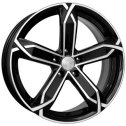Диск литой КиК X-fighter 15x6.0J/5x114.3 D66.1 ET40 алмаз черный