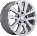Диск литой Khomen Wheels KHW2003 (LX570/LC100/LC200) 20x8.5J/5x150 D110.1 ET58 F-Silver
