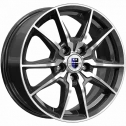Диск литой КиК Адамар (КС886) 16x6.5J/5x114.3 D66.1 ET40 алмаз черный