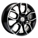 Диск литой Khomen Wheels KHW1713 (CX-5/i40/X-Trail) 17x7.0J/5x114.3 D67.1 ET45 Black-FP