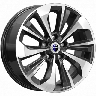 Диск литой КиК Авиор (КС936) 17x7.0J/5x108 D63.35 ET50 алмаз черный