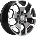 Диск литой Khomen Wheels KHW1725 (Niva Travel/Legend) 17x6.5J/5x139.7 D98.5 ET40 Gray-FP