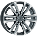 Диск литой MAK Safari 6 17x7.5J/6x139.7 D92.3 ET48 Gunmetal Mirror Face5