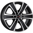 Диск литой MAK Stone 6 18x8.0J/6x139.7 D106.1 ET35 Black mirror