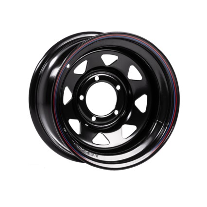 Диск штамп. Off-Road Wheels УАЗ 16x8.0J/5x139.7 D110 ET15 Черный