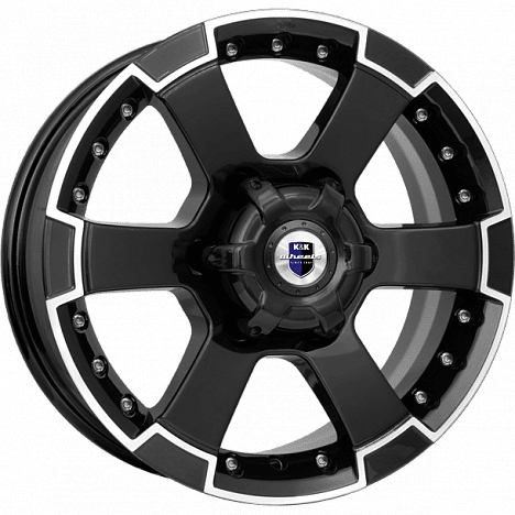 Диск литой КиК M56 16x7.0J/6x139.7 D92.5 ET38 алмаз черный