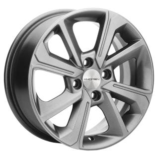 Диск литой Khomen Wheels KHW1501 (Logan) 15x6.0J/4x100 D60.1 ET40 G-Silver