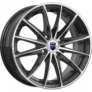 Диск литой КиК Пойнт Бланк 15x6.0J/4x100 D54.1 ET46 Алмаз черный SK