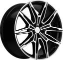 Диск литой Khomen Wheels KHW2105 (X5/X6/X7осн.) 21x9.5J/5x112 D66.6 ET37 Black-FP
