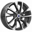 Диск литой КиК Роквуд (КС900) 17x7.0J/5x112 D57.1 ET40 алмаз черный