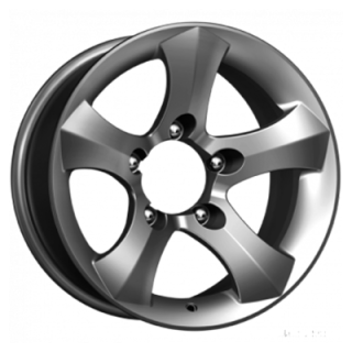 Диск литой КиК Айсберг (КС662) 16x8.0J/5x139.7 D110.1 ET-10 ДАРК ПЛАТИНУМ