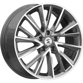 Диск литой Premium Series КР010 (Tiggo 8 Pro) 18x7.5J/5x108 D60.1 ET47 Diamond Gloss Graphite