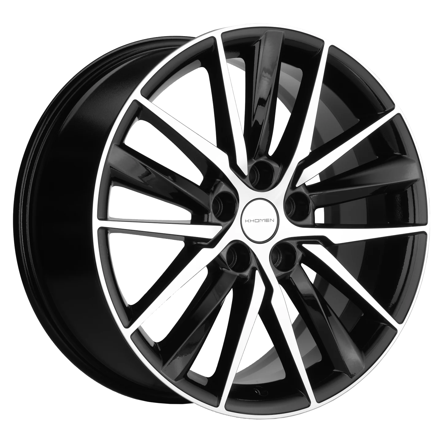 Диск литой Khomen Wheels KHW1807 (Camry NEW) 18x8.0J/5x114.3 D60.1 ET50 Black-FP