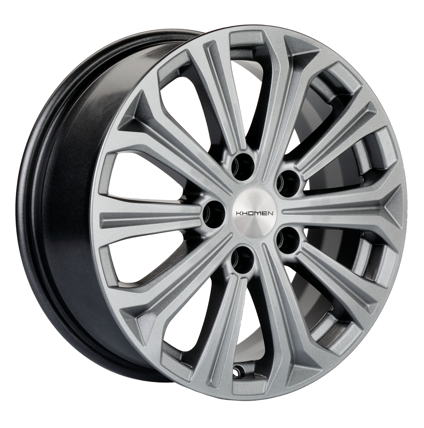 Диск литой Khomen Wheels KHW1610 (Optima) 16x6.5J/5x114.3 D67.1 ET41 Gray