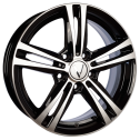 Диск литой Вектор B217 16x6.0J/5x114.3 D67.1 ET43 алмаз черный