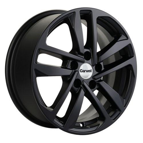 Диск литой Carwel Шунет 16x6.5J/5x114.3 D67.1 ET43 BL для CITROEN