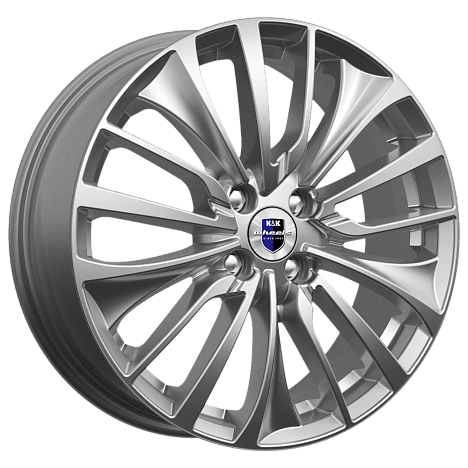Диск литой КиК Flanker 17x6.5J/4x100 D60.1 ET43 дарк платинум для FIAT Punto
