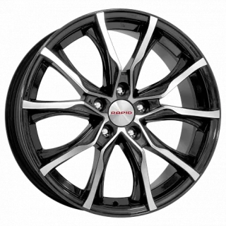 Диск литой КиК Твист 17x7.5J/5x114.3 D67.1 ET35 алмаз черный