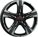Диск литой Remain R240 17x7.0J/5x112 D57.1 ET40 алмаз черный