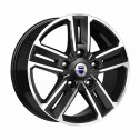 Диск литой КиК Backfire (КС763) 18x8.0J/5x114.3 D67.1 ET45 алмаз черный
