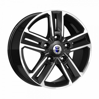 Диск литой КиК Backfire (КС763) 18x8.0J/5x114.3 D67.1 ET45 алмаз черный
