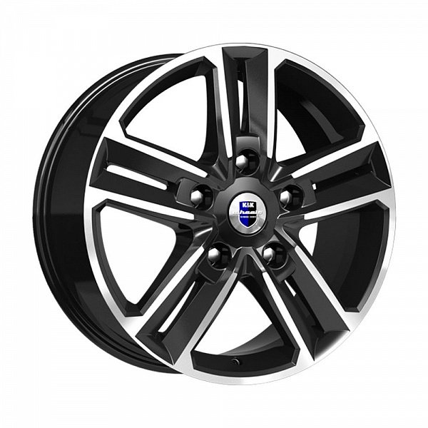 Диск литой КиК Backfire (КС763) 18x8.0J/5x114.3 D67.1 ET45 алмаз черный