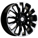 Диск литой Khomen Wheels 2010 20x8.0J/6x139.7 D67.1 ET38 Black-FP