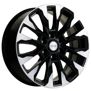 Диск литой Khomen Wheels 2010 20x8.0J/6x139.7 D67.1 ET38 Black-FP