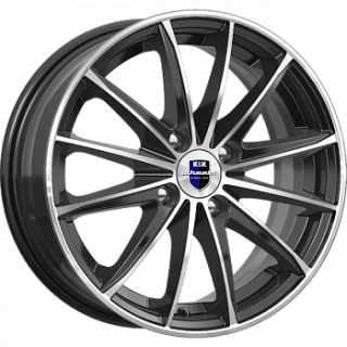 Диск литой КиК Пойнт Бланк 15x6.0J/4x100 D60.1 ET50 алмаз чёрный