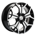 Диск литой Khomen Wheels 1715 17x7.0J/5x112 D57.1 ET40 Black-FP