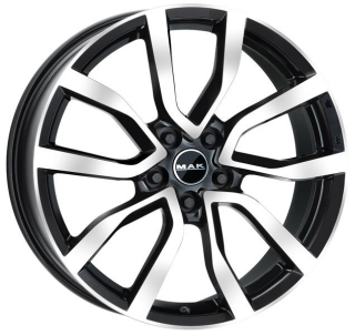 Диск литой MAK Midlands 21x9.5J/5x112 D66.6 ET25 Black mirror