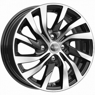 Диск литой КиК Renault Logan (KCr882) 15x6.0J/4x100 D60.1 ET40 алмаз черный