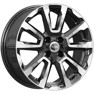 Диск литой КиК KC1026 16x6.5J/4x100 D60.1 ET41 алмаз черный