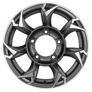 Диск литой Khomen Wheels KHW1505 (Jimny) 15x5.5J/5x139.7 D108.1 ET5 Gray-FP