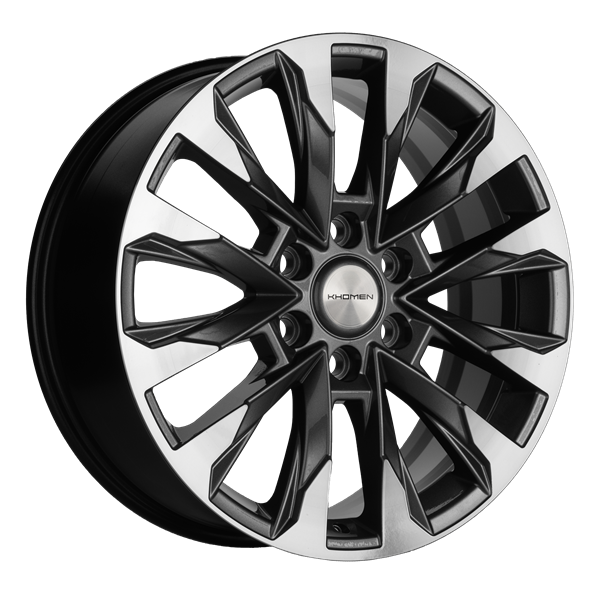 Диск литой Khomen Wheels 2010 20x8.0J/6x139.7 D106.1 ET25 Gray-FP