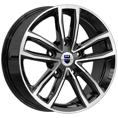 Диск литой КиК Каланг 17x6.5J/5x114.3 D67.1 ET45 алмаз чёрный